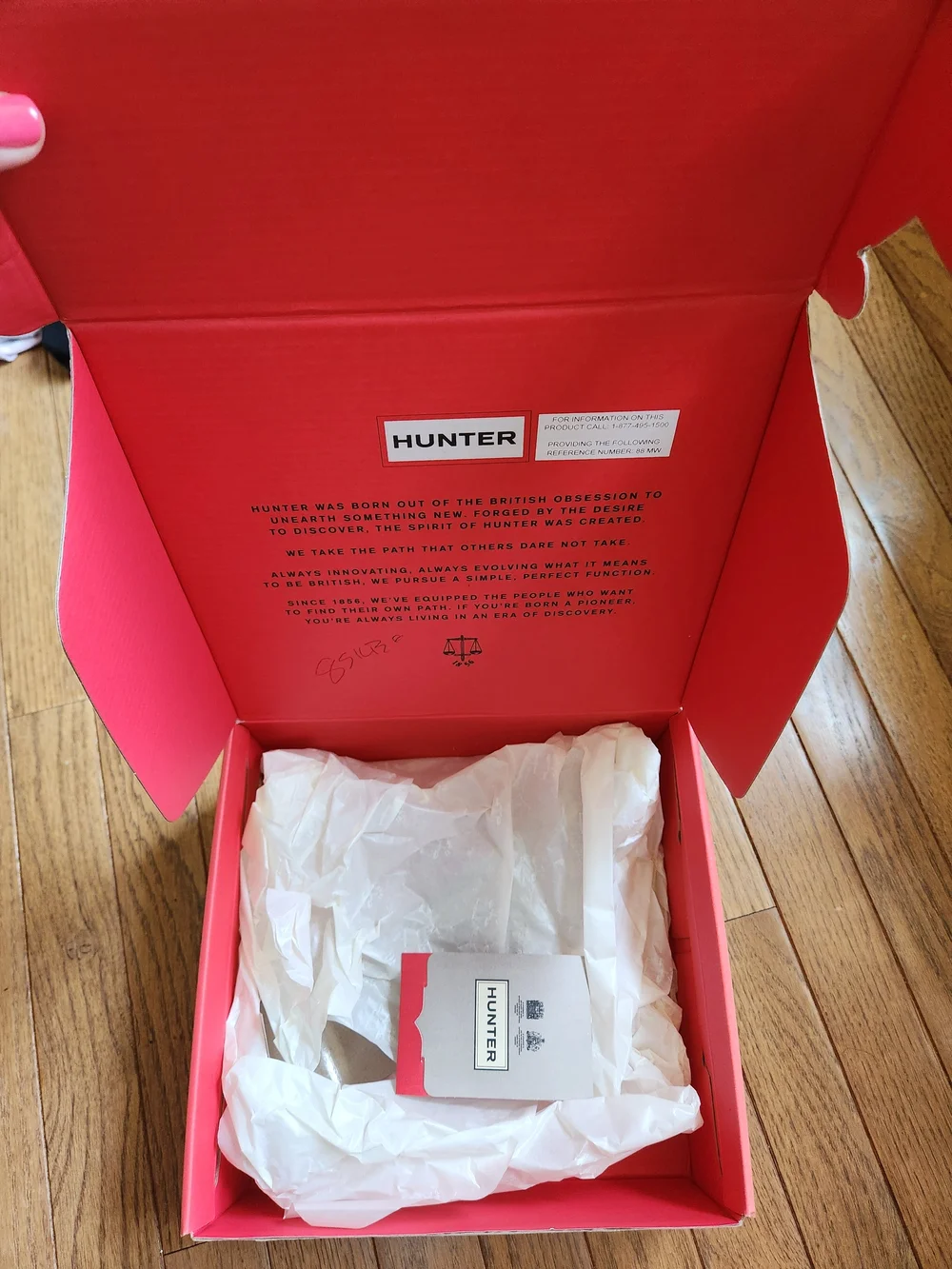 HUNTER Box with Logo in Light Gray